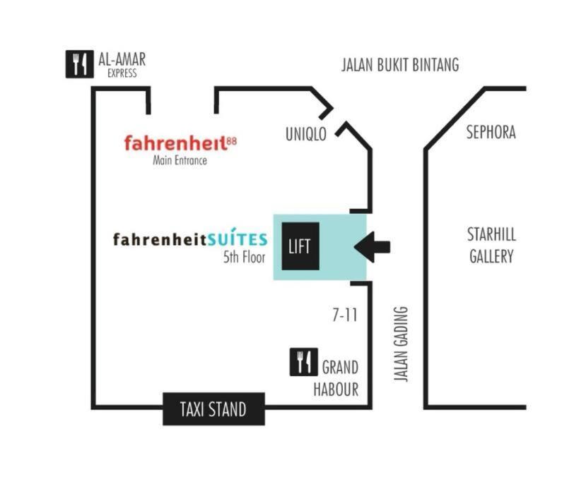 Fahrenheit Condo Bukit Bintang Kl 2R By Roseline กัวลาลัมเปอร์ ภายนอก รูปภาพ